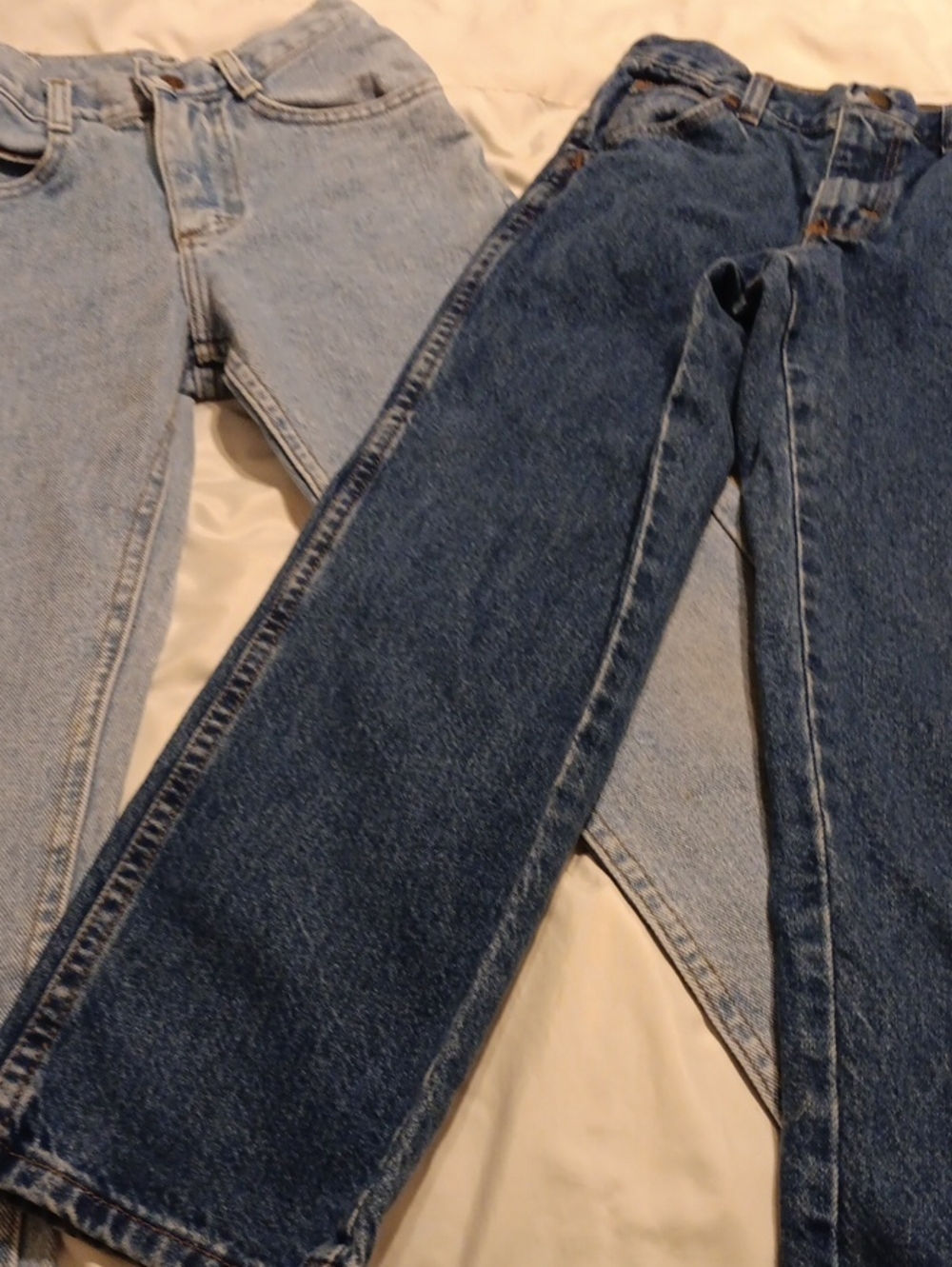 Kids 10 Reg - Blue Jeans 2 Pair  1 Lee